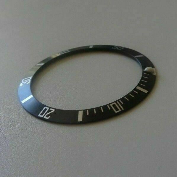 QUALITY BLACK BEZEL INSERT FOR ROLEX SUBMARINER NO DATE 14060, 14060M – UK STOCK