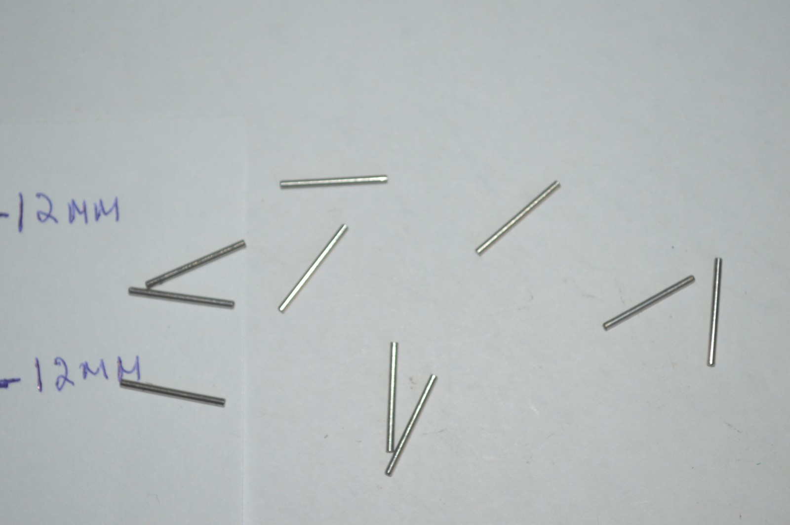 Swatch Watch 10 Metal Pins 5 For 17mm Straps 5 for 12mm Swatch Watch Circa 1990s