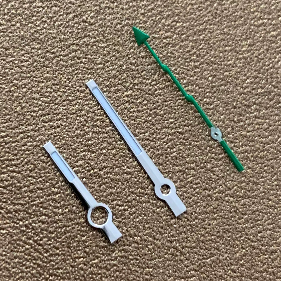 Green Luminous Multi Color Watch Hands Sets For SKX/SBBN NH35A/NH36A #1145