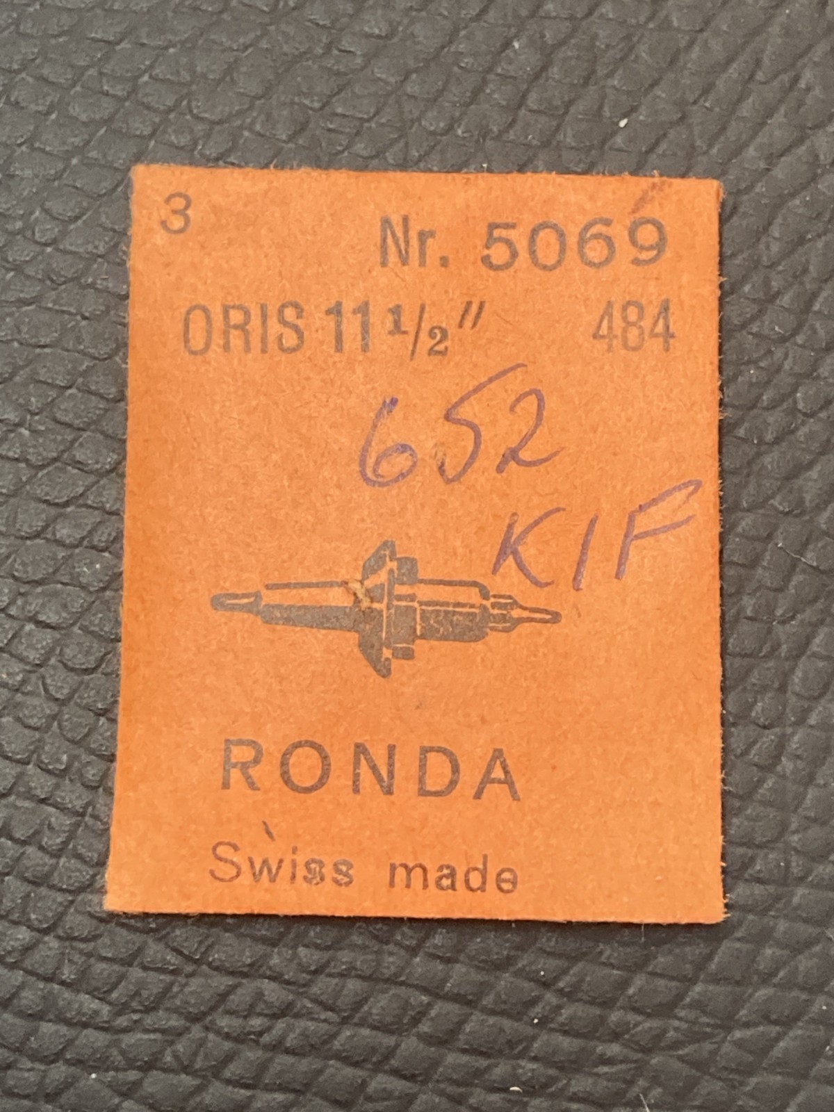 ORIS 484 RONDA #5069 Sealed Pack of 3 Balance Staffs