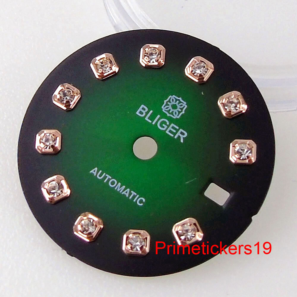 20.5mm Multicolor Sunburst/Gradient Watch Dial Diamond Markers Fit NH05 Movement