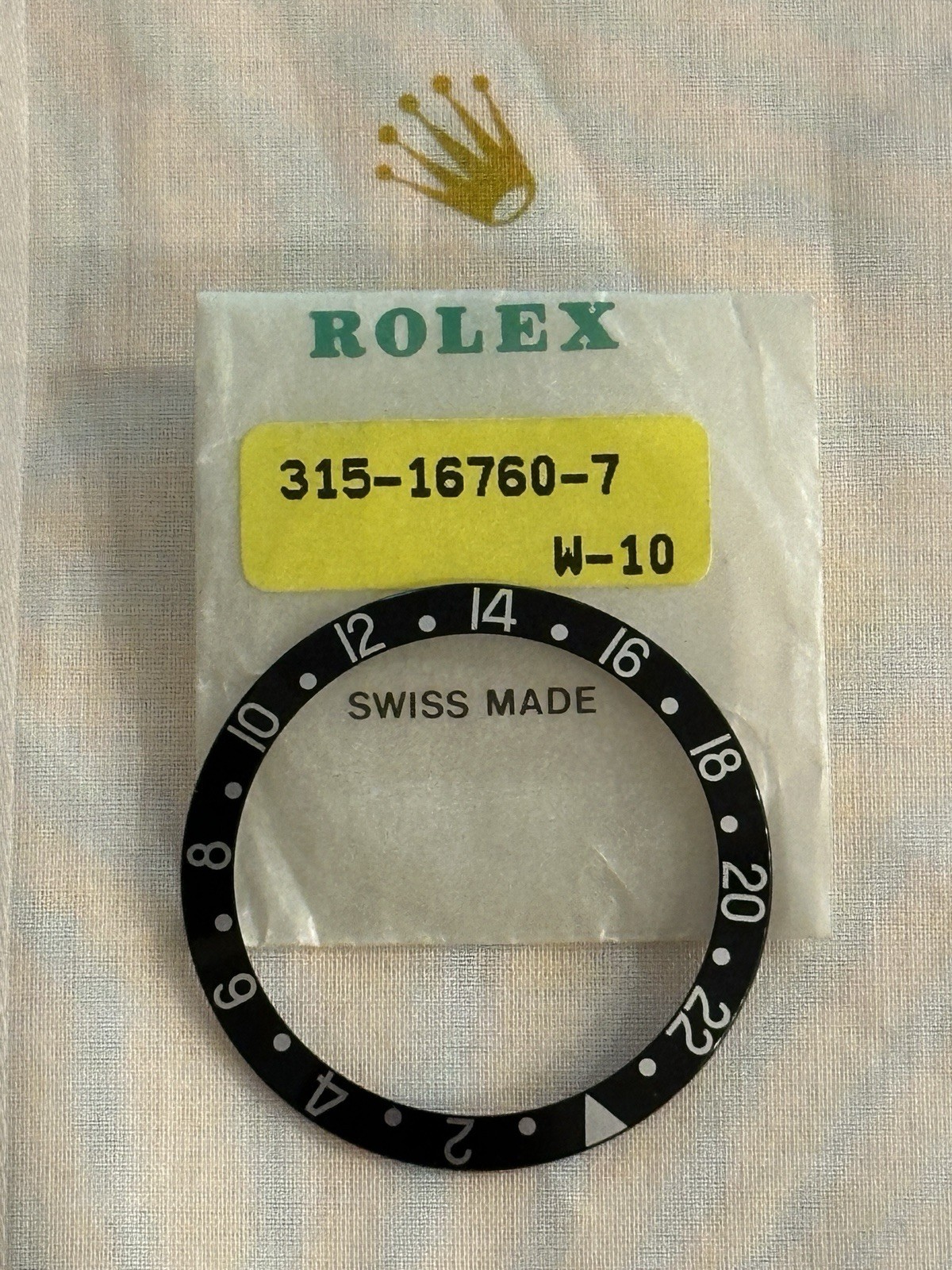 ROLEX – President 18k link -Large box – Bezel insert – Handkerchief – Anchor.