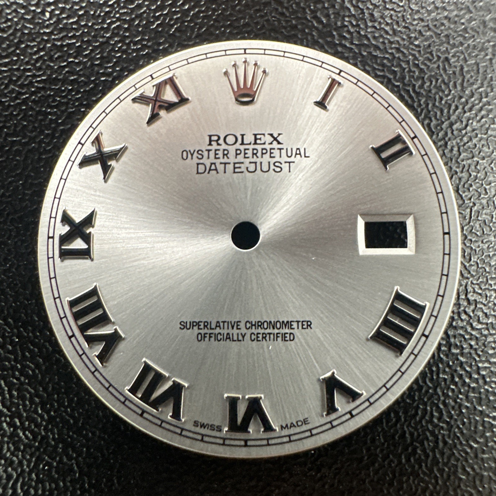 Rolex Dial Roman Silver 36mm Datejust S/S 116200/116234 Genuine Authentic