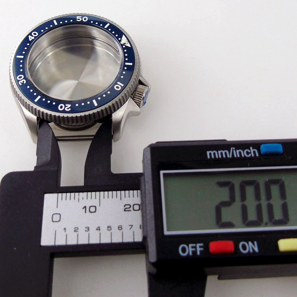 37mm Sapphire Glass Watch Case For NH35 NH36 ETA 2824 movement MOD SKX 013