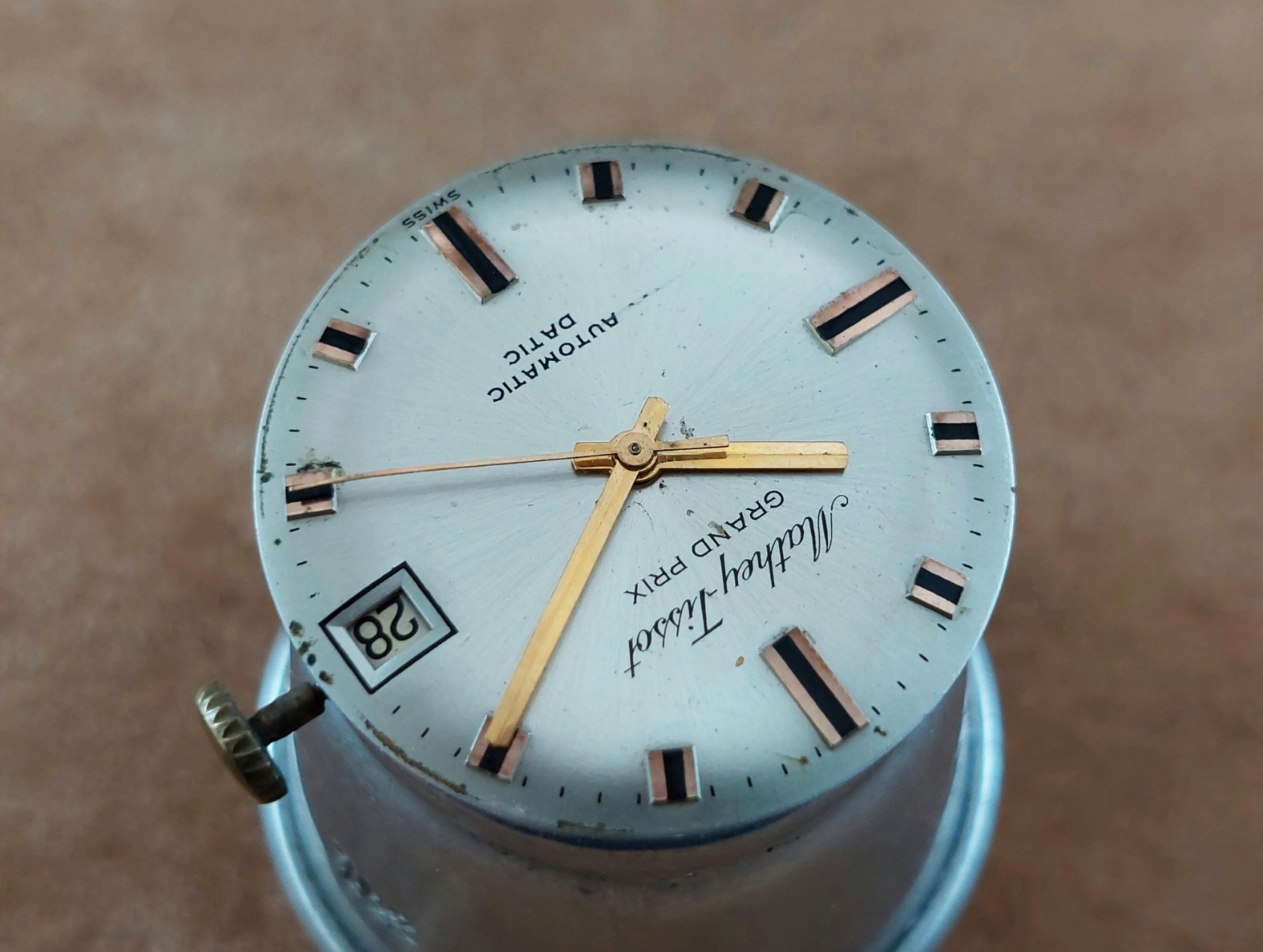 Vintage MATHEY – TISSOT Automatic Movement Caliber 4007N & Dial. Working!