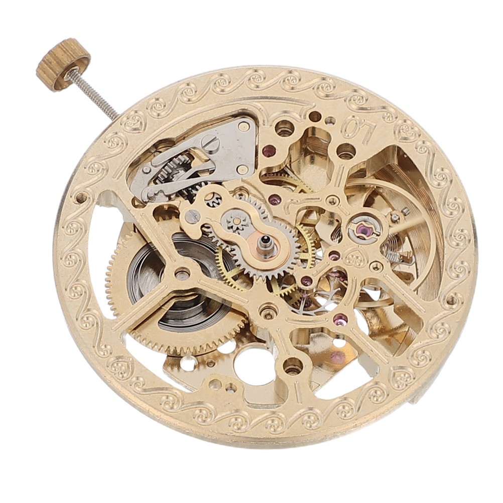 Reusable Tungsten Steel Automatic Mechanical Hollow Movement for Wristwatch DIY