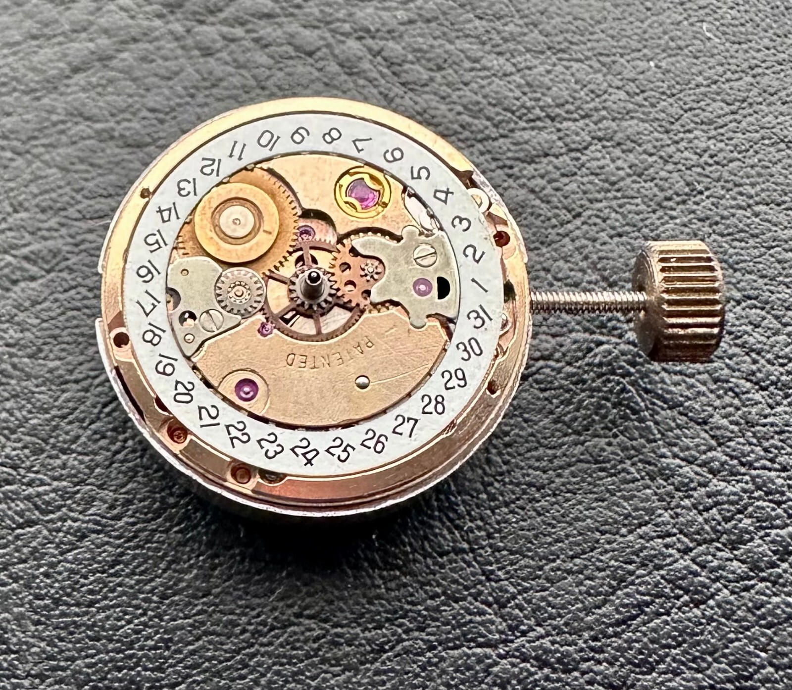 GENUINE ETA 2551 AUTOMATIC MOVEMENT NOS ALPINA 720 WHITE DATE DISC – FROM STOCK