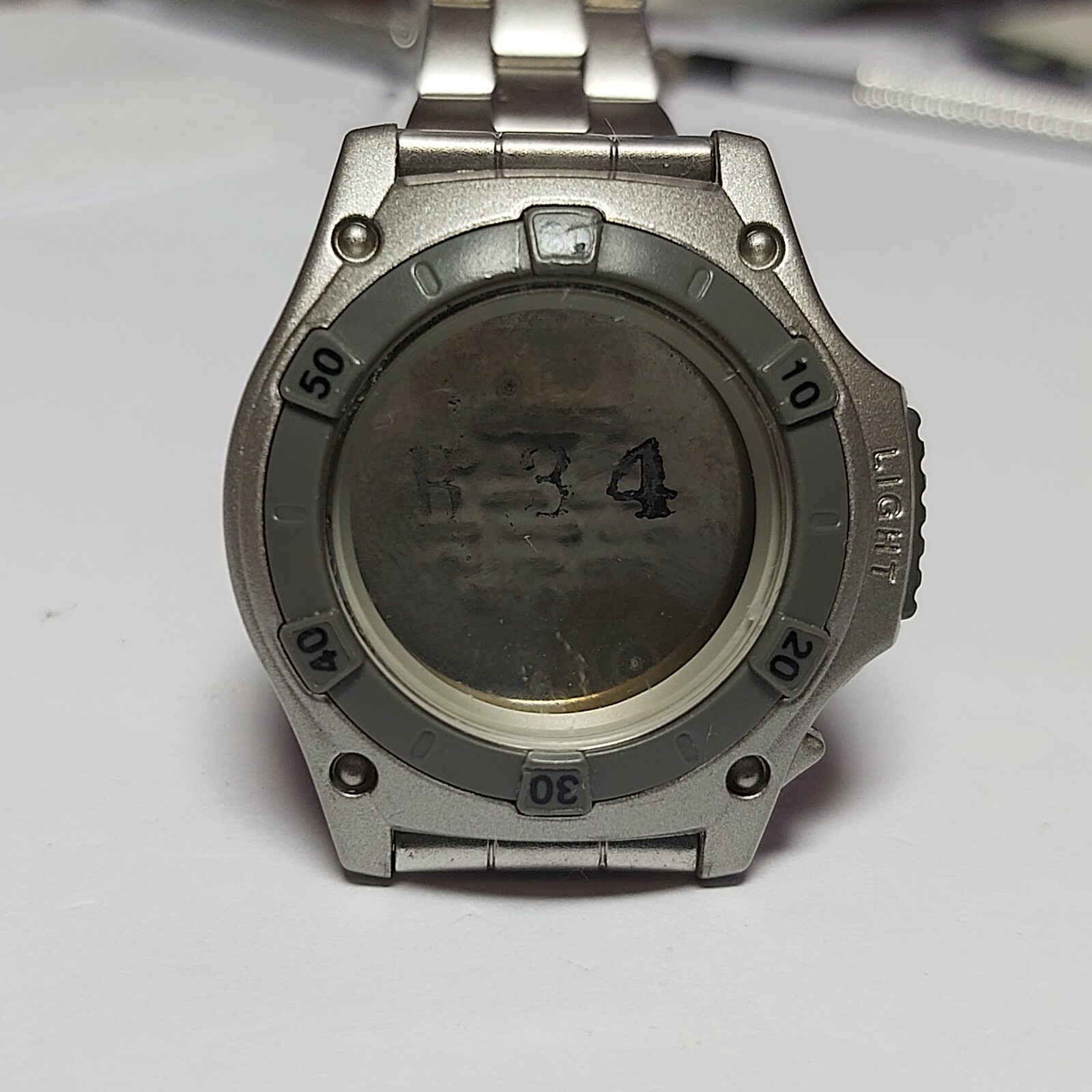Casio Illuminator LX-58 – Case, Back and Bracelet – Genuine Casio Parts. (JC471)