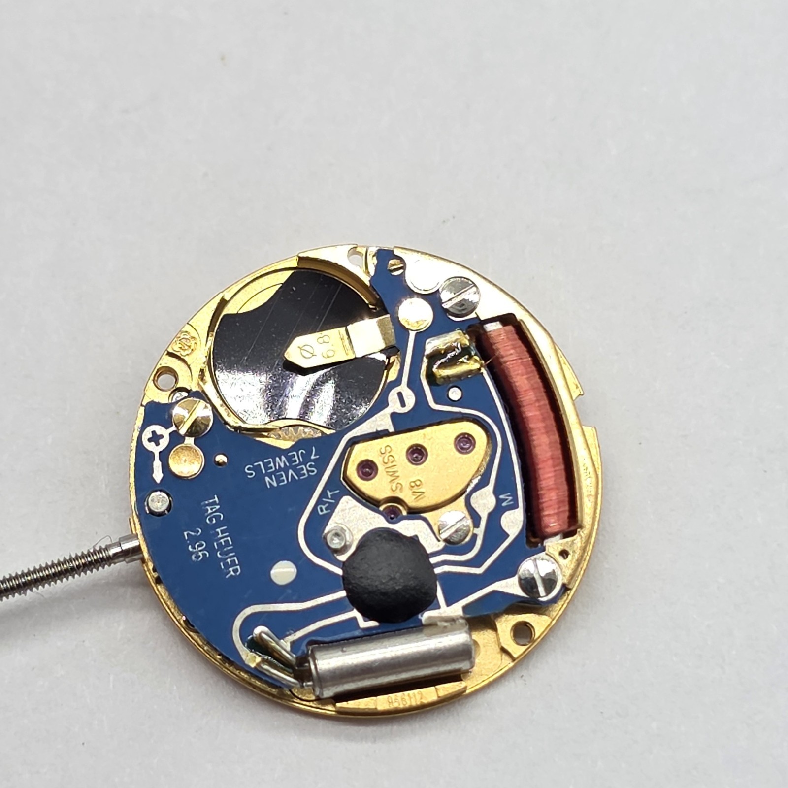 10 Tag Heuer Watch Movements Swiss V8 7 Jewels 17mm Parts Or Repair #S33