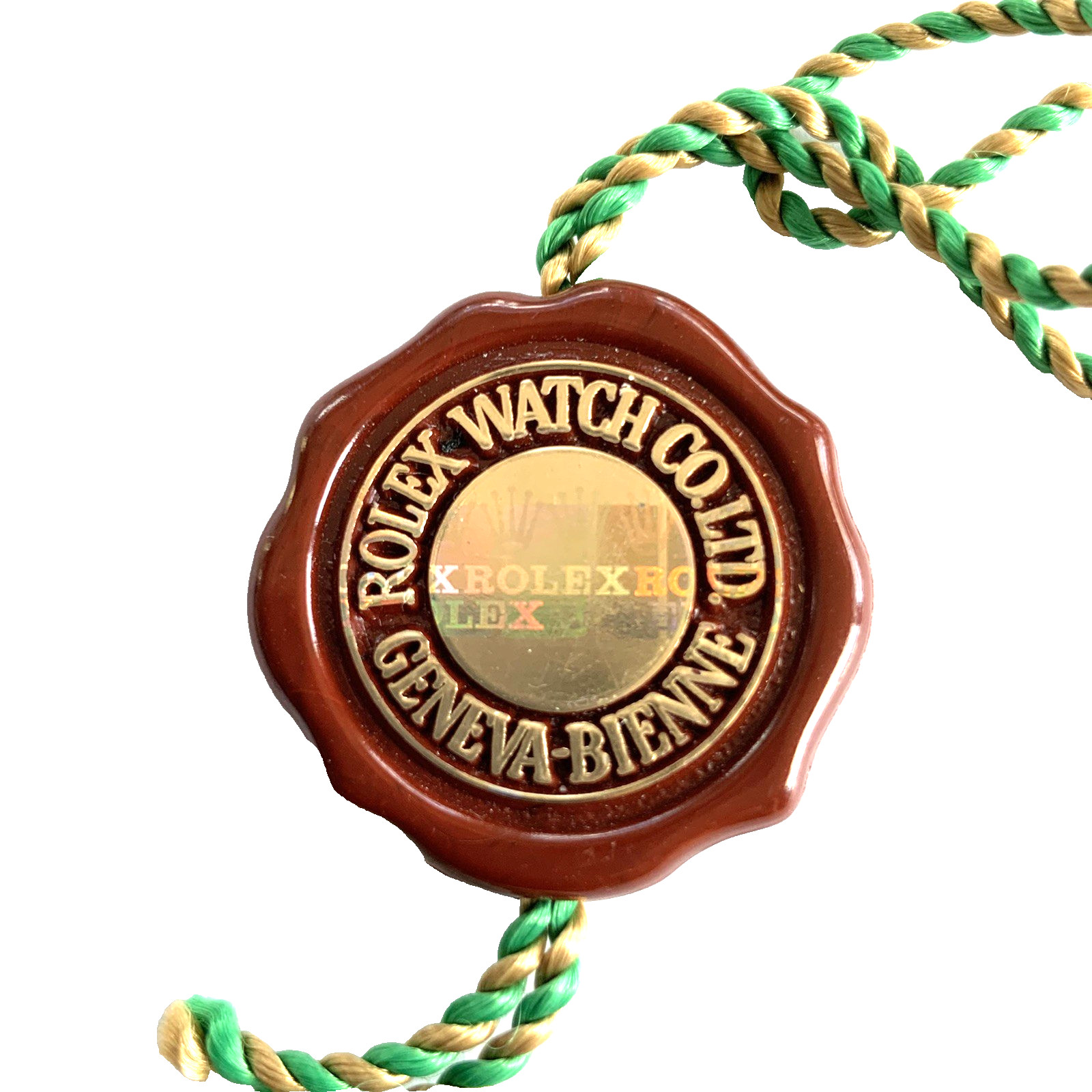 ROLEX RED CHRONOMETER HANG TAG