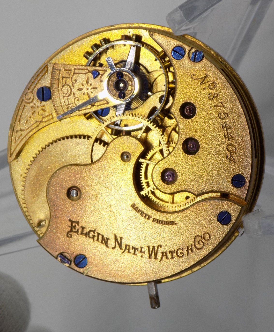 1889 Elgin National Watch Co Grade 92 Model 3 16s Pocket 11J Watch Movement PART