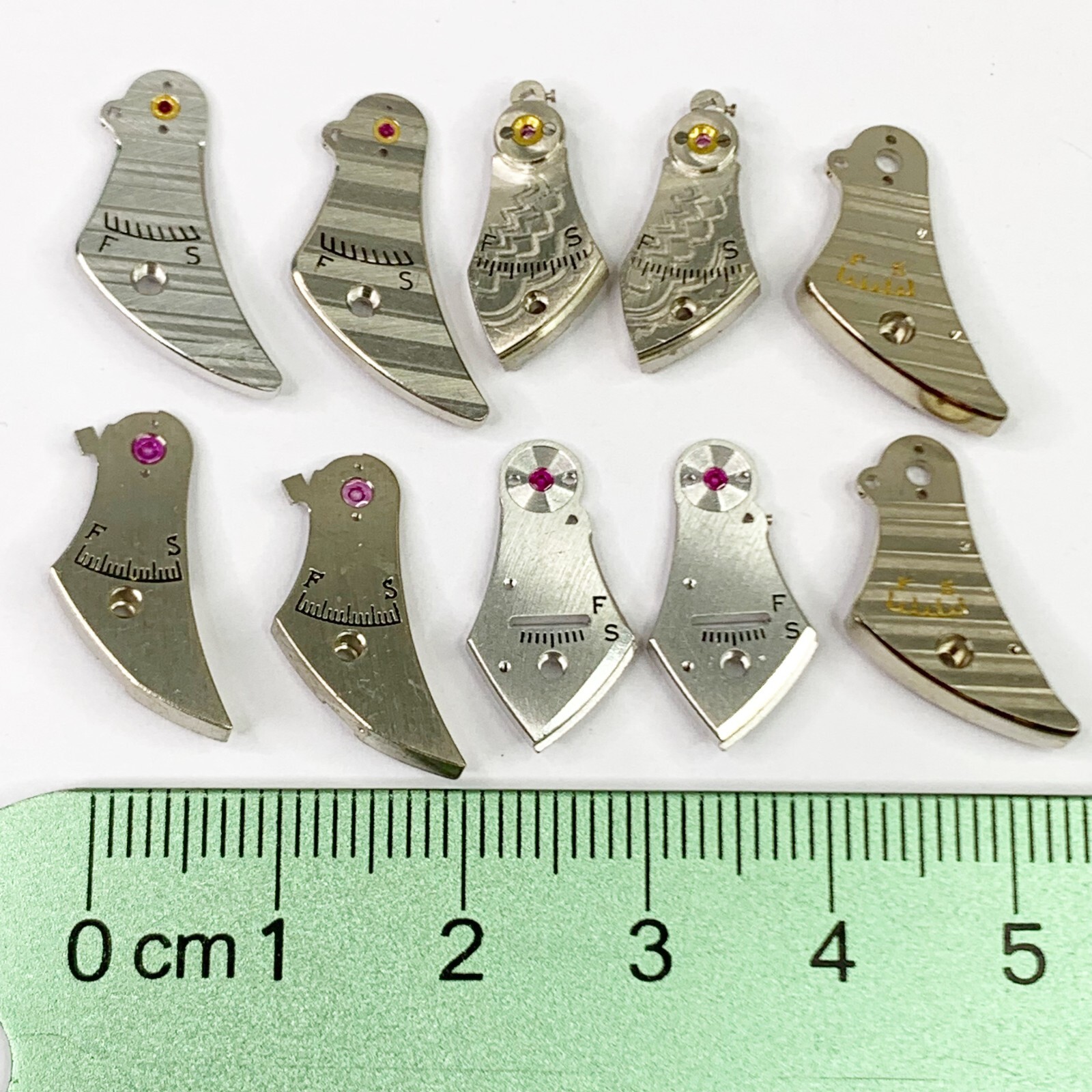 10 Balance Cocks Bridge Pocket Watch Part Steampunk Watchmaker Repair Lot Jewels