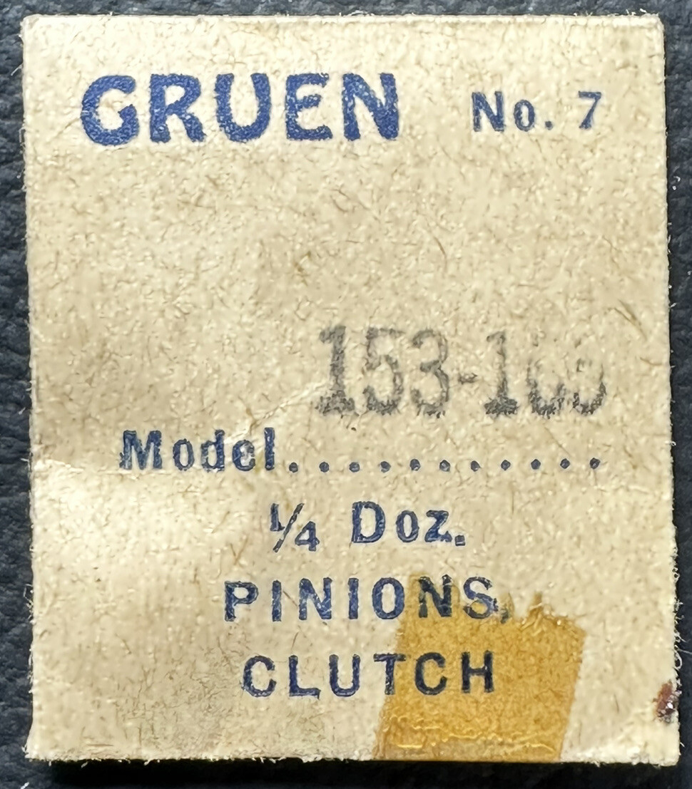 GENUINE GRUEN EB407 CAL153-165 1/4 DOZEN CLUTCH PINION WATCH REPAIR PART WP5