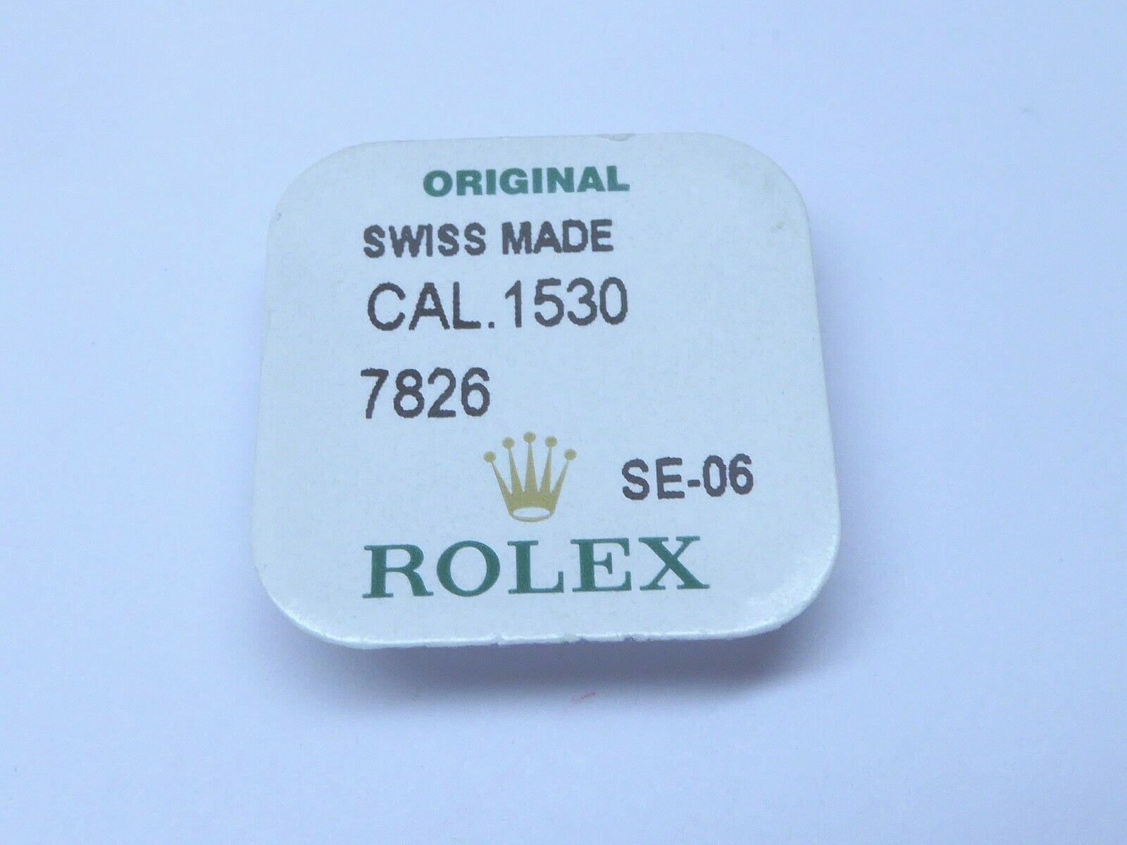 Genuine Rolex Barrel Arbor 1570 1530-7826 New Rolex Part Sealed Package