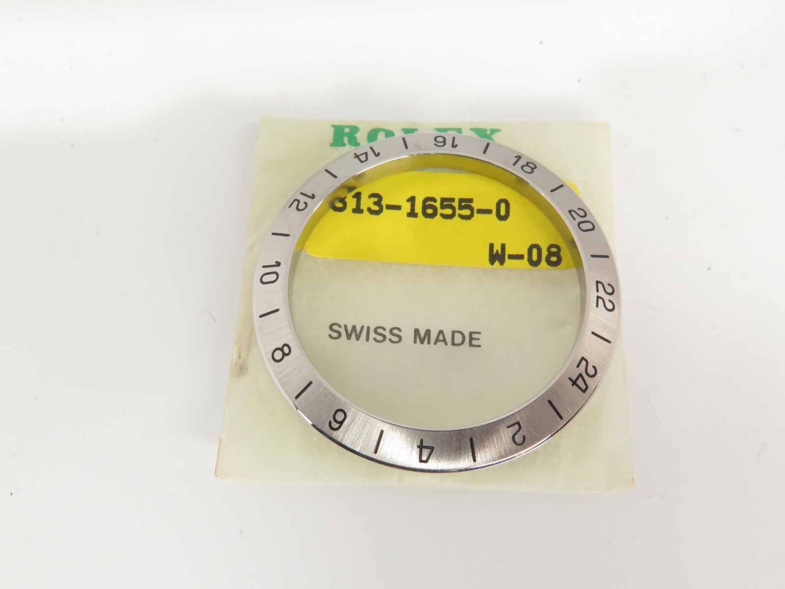 Vintage New Old Stock Rolex Oyster Perpetual Date Explorer II 1655 Steel Bezel