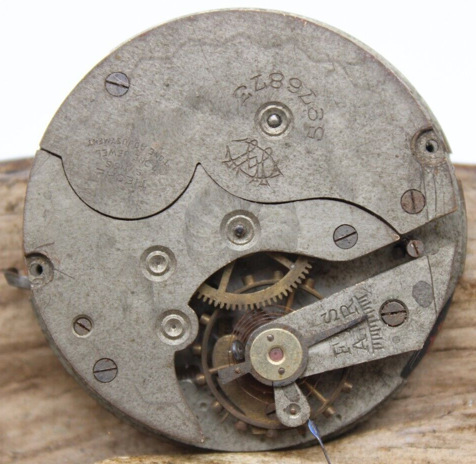 VALLON WATCH Co. 5976873 ANTIQUE POCKET WATCH MOVEMENT (FG2)