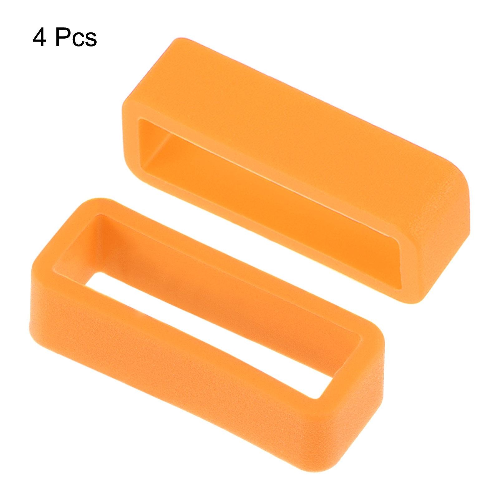 Watch strap Slots strap, for 22mm watch strap, orange 4pcs