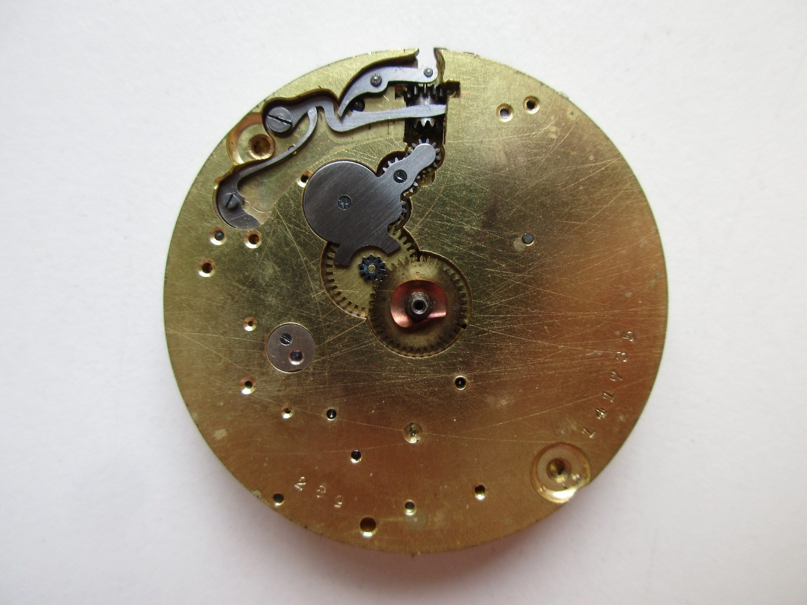 Chronograph pocket watch movement ø 43.2 mm – balance moves