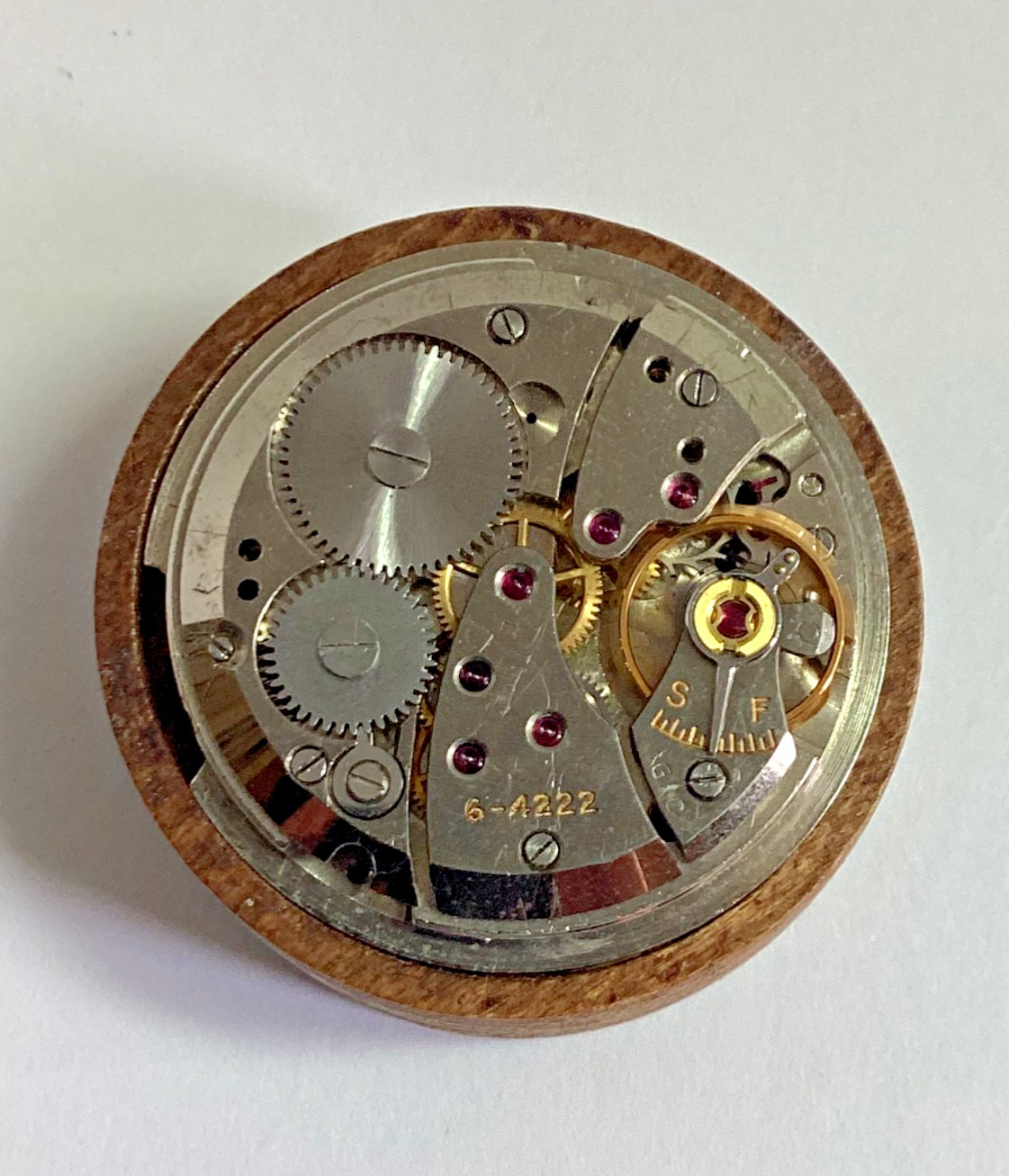 Vintage Gruen GXC Mechanical 21 Jewel Watch Movement Buser140 ?Runs Parts Repair