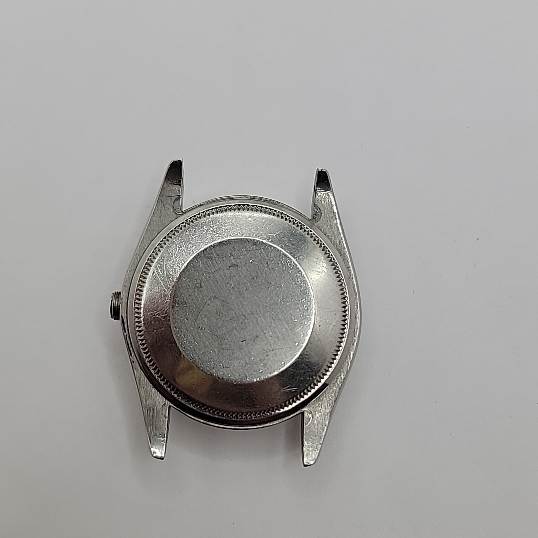 1979 Genuine Rolex Complete Case Model 1500 With Crystal/ S.S.Engine Turn Bezel