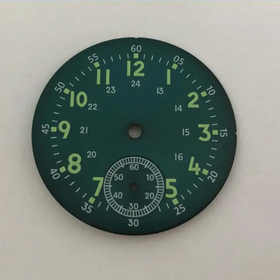 Watch Accessories 37mm Luminous Dial For EAT6498/ST3621 Movement