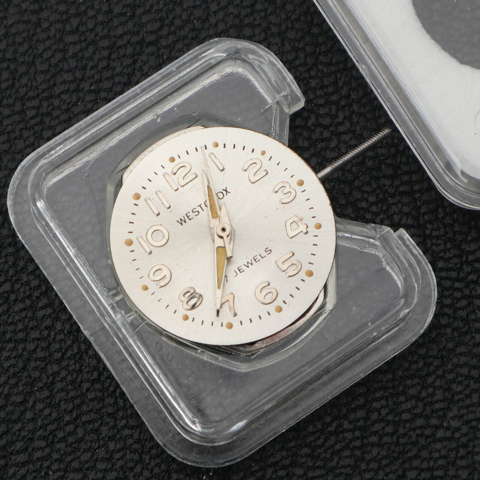 Westclox Watch Movement B-611 Dial Hands Watchmakers Estate Parts Repairs Spares