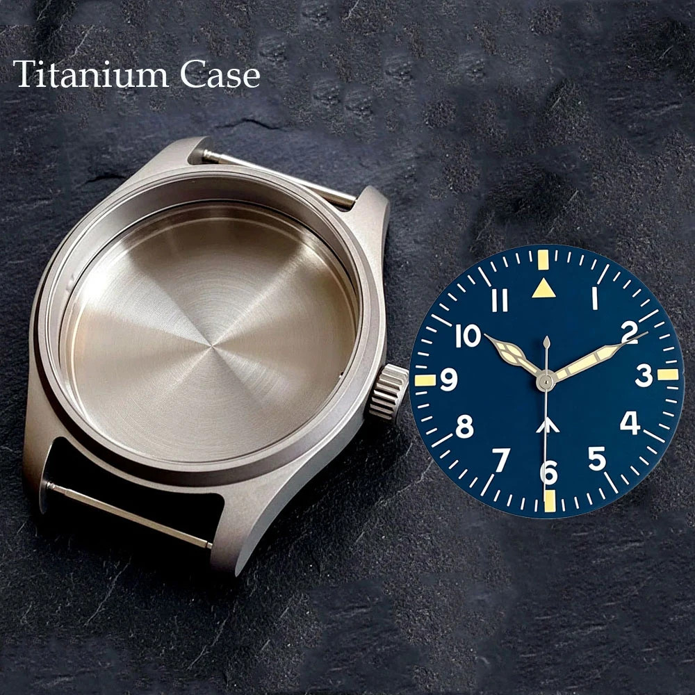 Tandorio Sapphire Glass 20ATM Titanium/Stainless Steel NH35 Diver Watch Mod Case