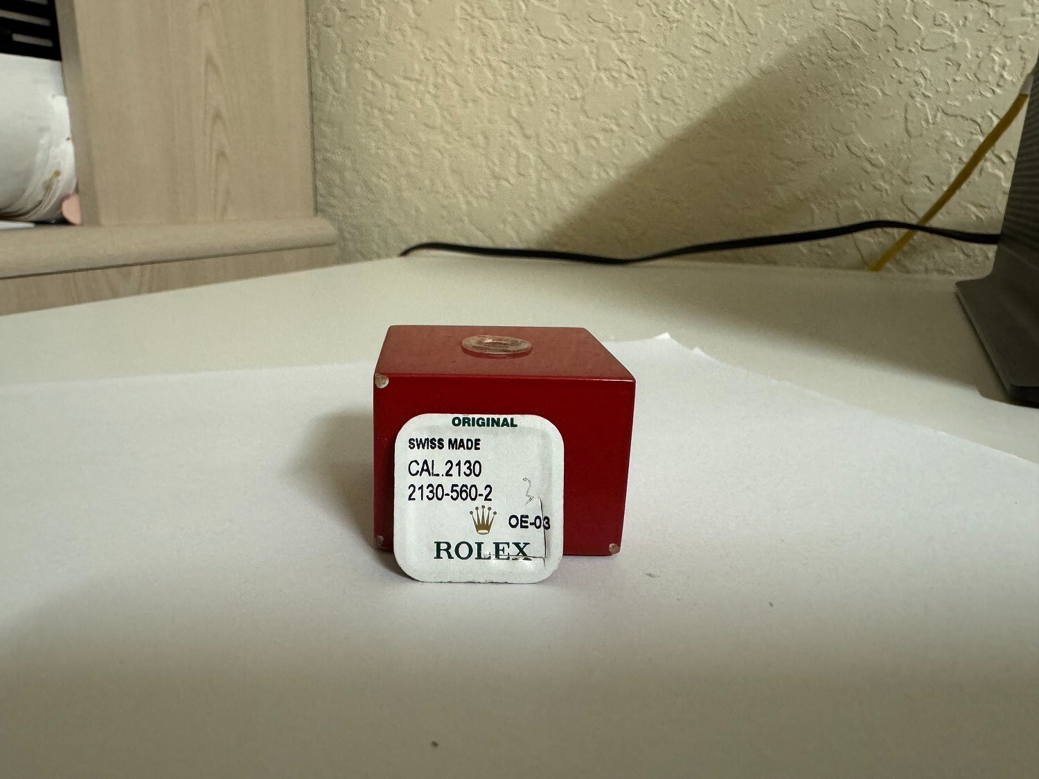 Genuine Rolex 2130 560-2 Oscillating Weight Spring Clip NEW 1 per order
