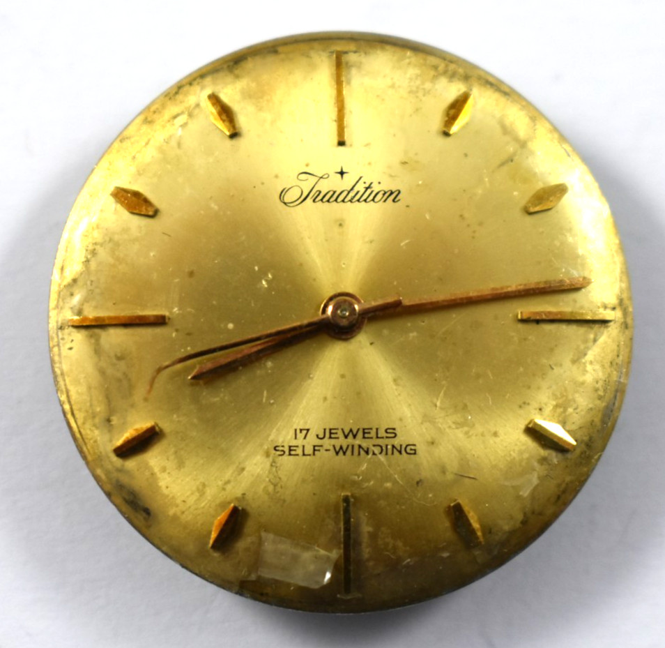 Vintage Tradition Automatic 17J 1700/01 Wrist Watch Movement lot.g