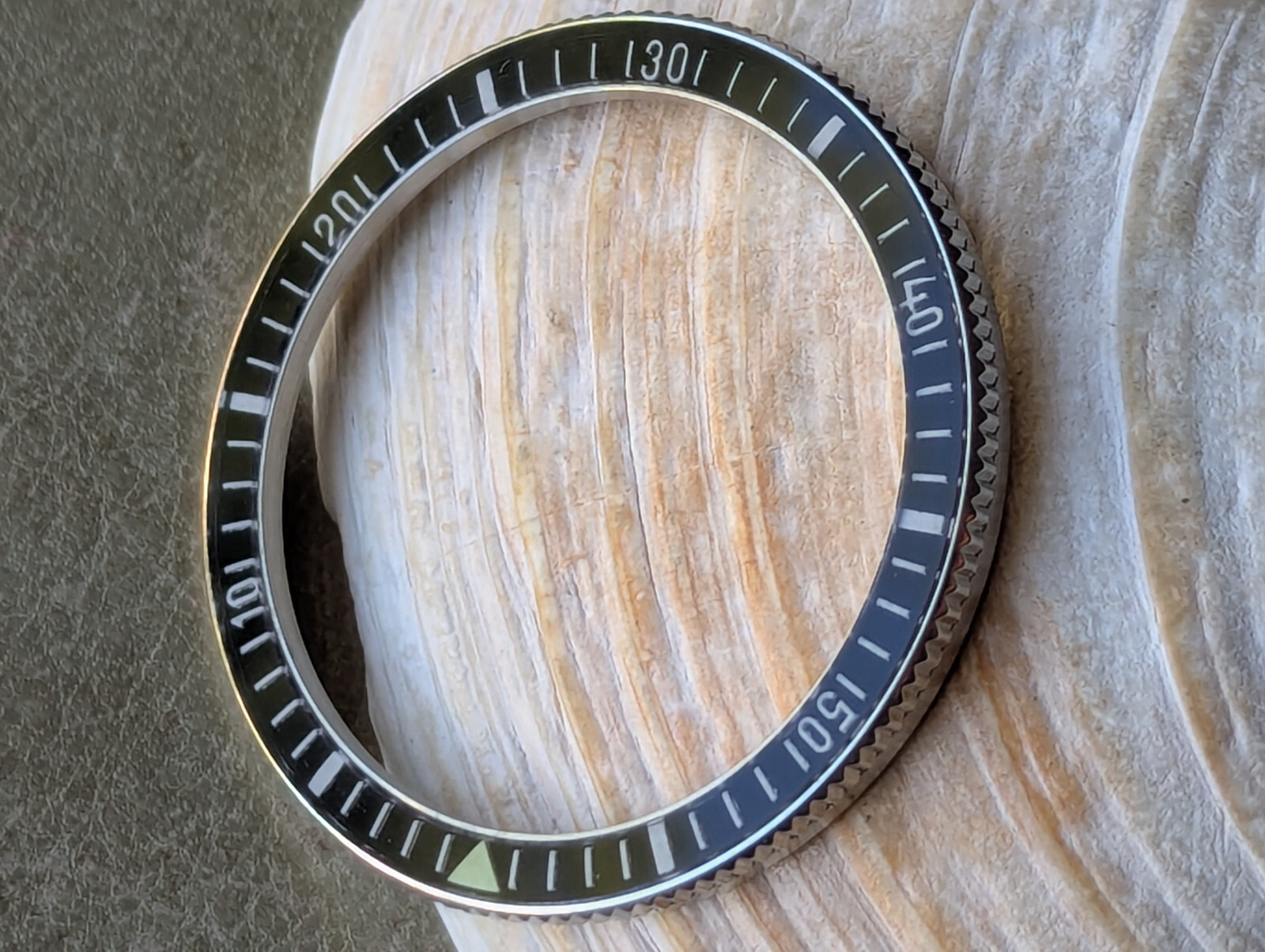 NOS Vintage 1960’s Yema Superman SS Bezel/Black Acrylic Insert/Tension Spring