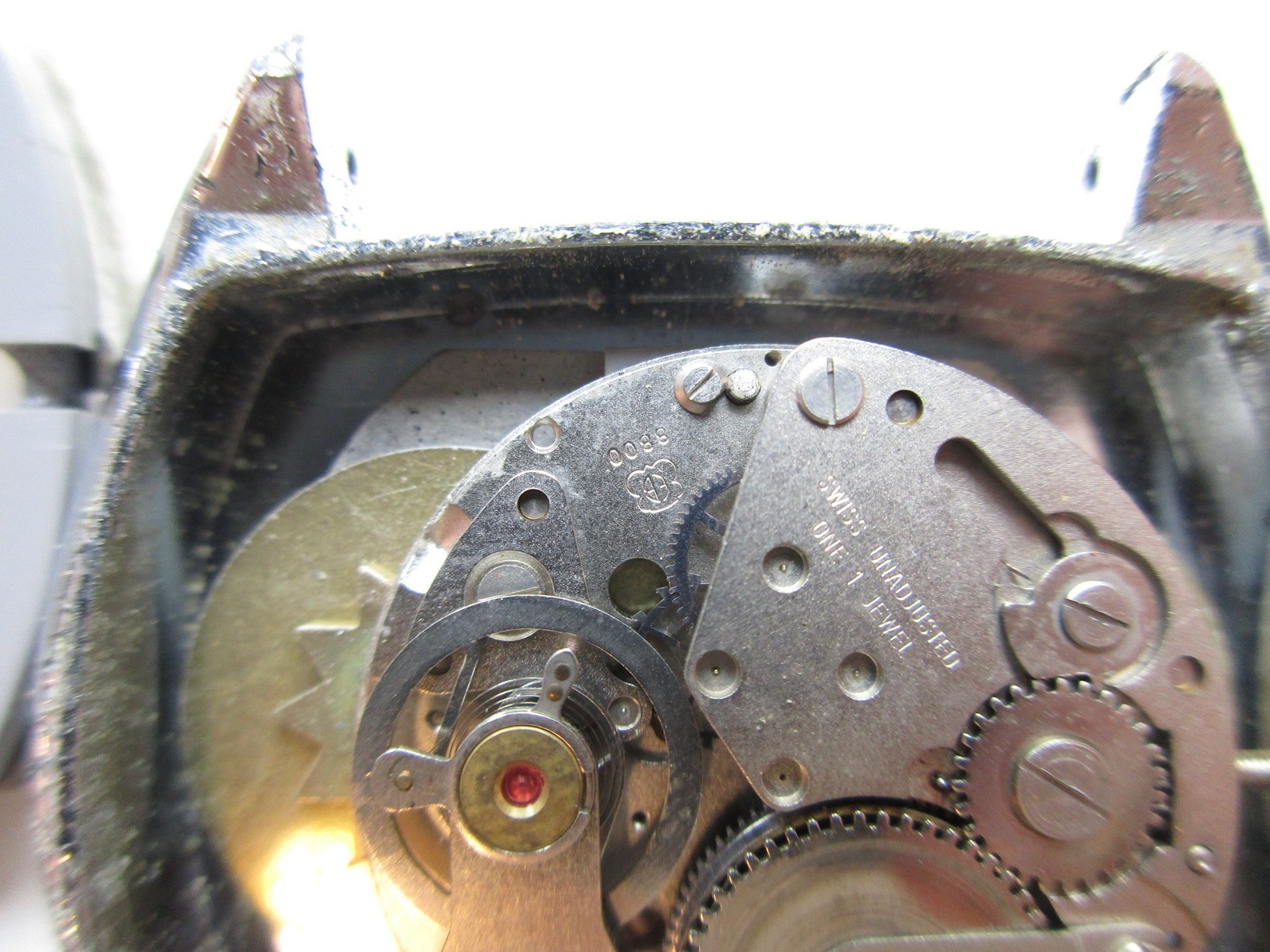 Lucerne Jump hour vintage 1970’s watch – EB cal. 8800 movement – for parts