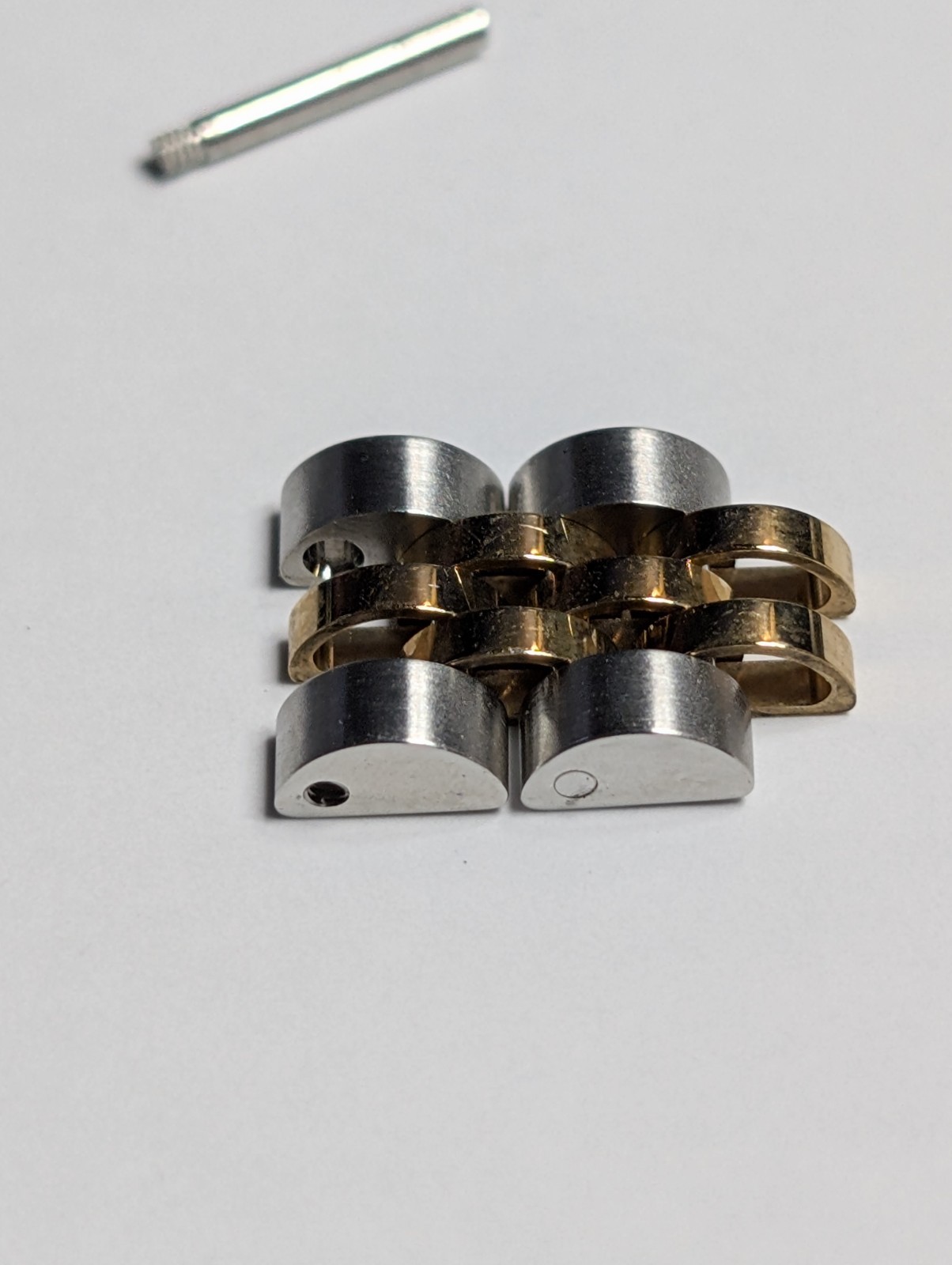 Authentic 1 ROLEX Datejust LINK For Ladies 10mm 69173 79173 18K Gold /SS Jubilee
