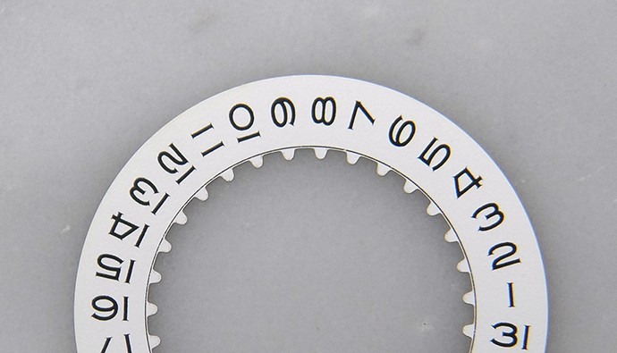 Vintage Genuine Rolex 3135 3175 3185 Closed 6 & 9 White Date Disc Watch Wheel