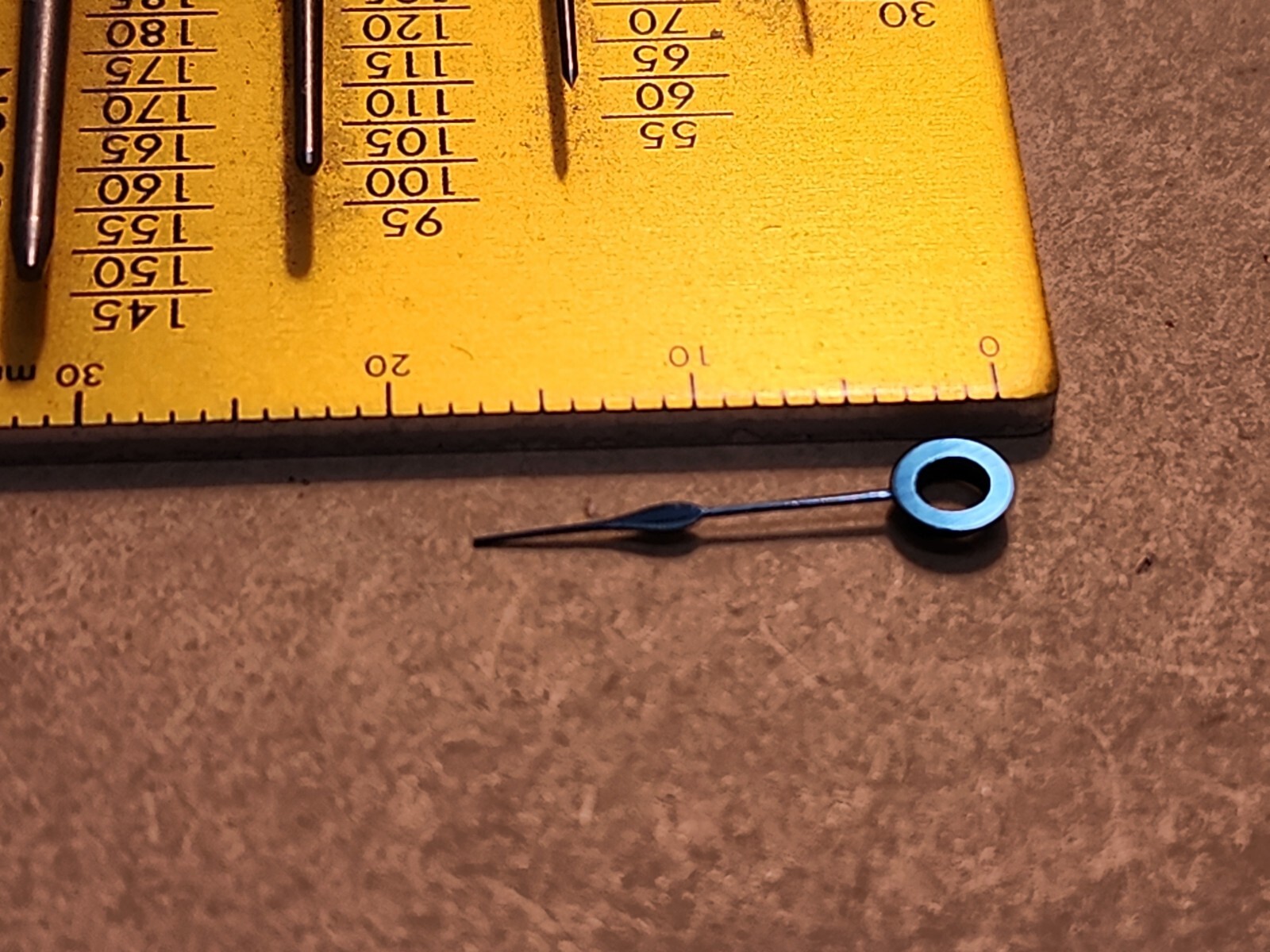 NOS Rockford 18s Blue Spade Hour Hand With 245 Hole Size