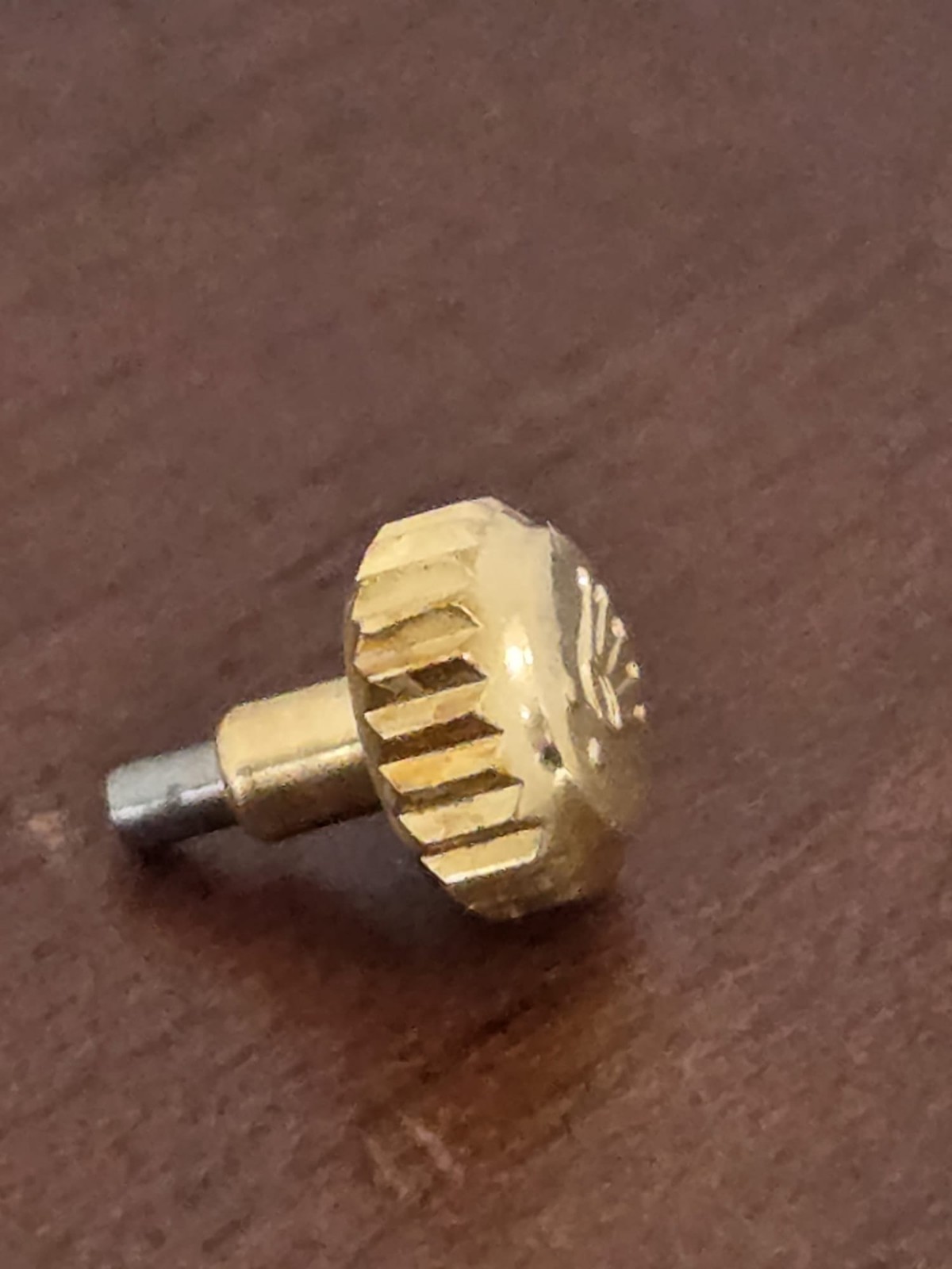 Genuine Rolex 5.3mm 18k Yellow Gold Twinlock Crown B24-530-8 6917 (7)