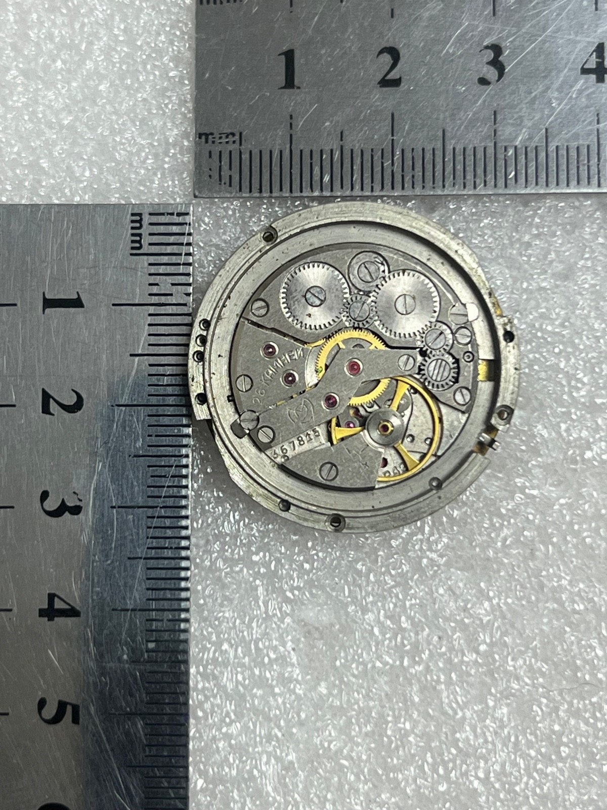 Vintage Watch movement ( mechanism) Slava Sekonda Fridge Soviet USSR. FOR PARTS