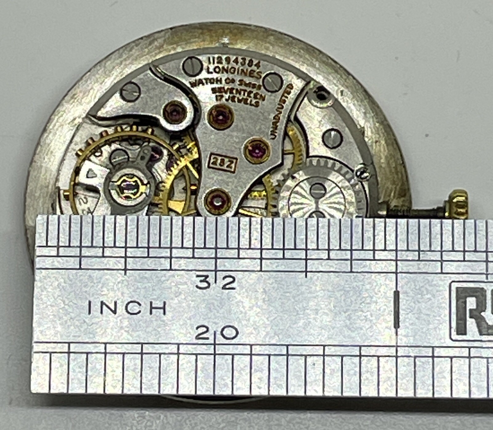 LONGINES 23Z MOVEMENT 17 Jewels Swiss Does Not Run