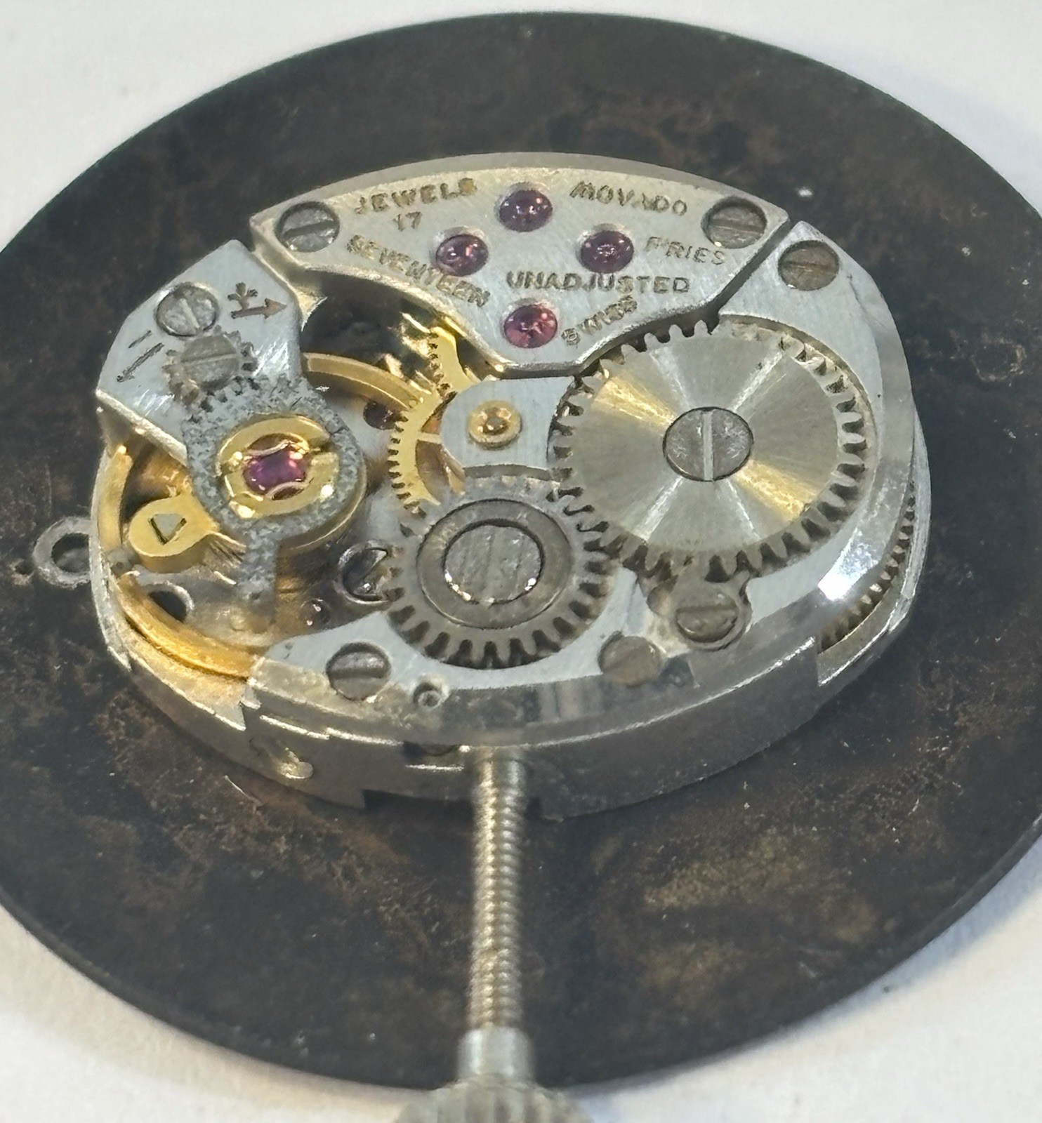 Vintage Woman’s Movado Museum Watch Movement 17J Running 22mm