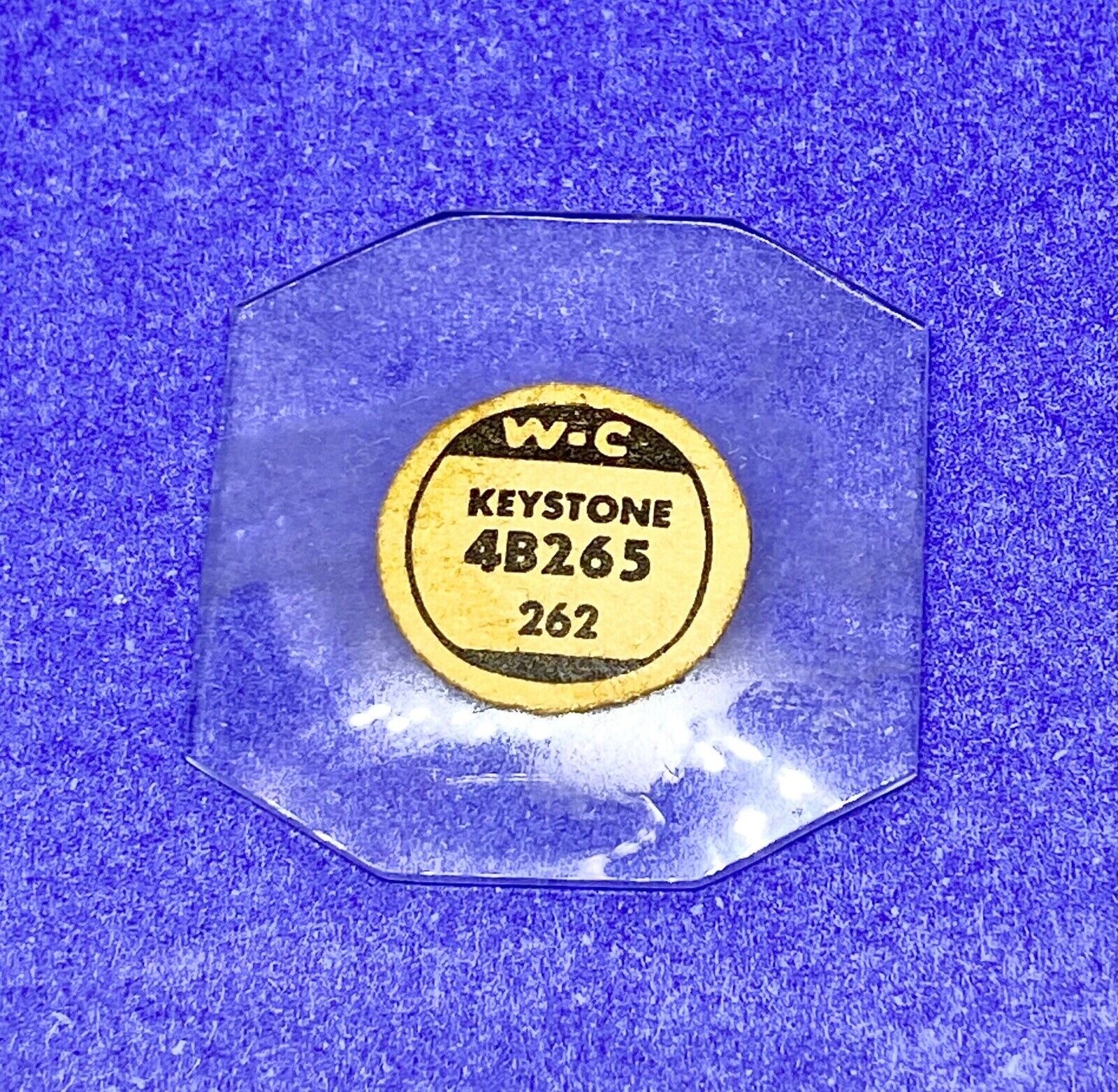 Octagon Watch Crystal 26.5 x 26.2 mm Mineral Glass W-C 4B265 G-S N537