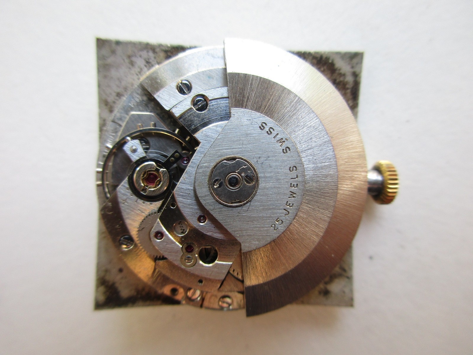 AS A. Schild cal. 1700/01 Swiss automatic watch movement – date at 4-5 – running
