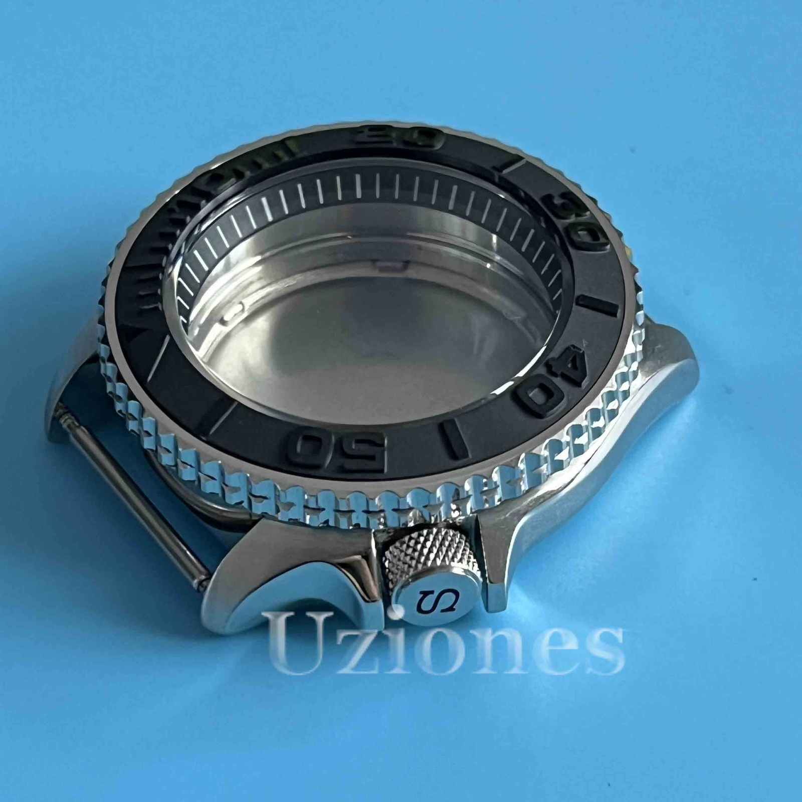 For NH35 NH36 4R35 4R15 SKX007 Movement Watch Case Sapphire Glass + Insert Kits