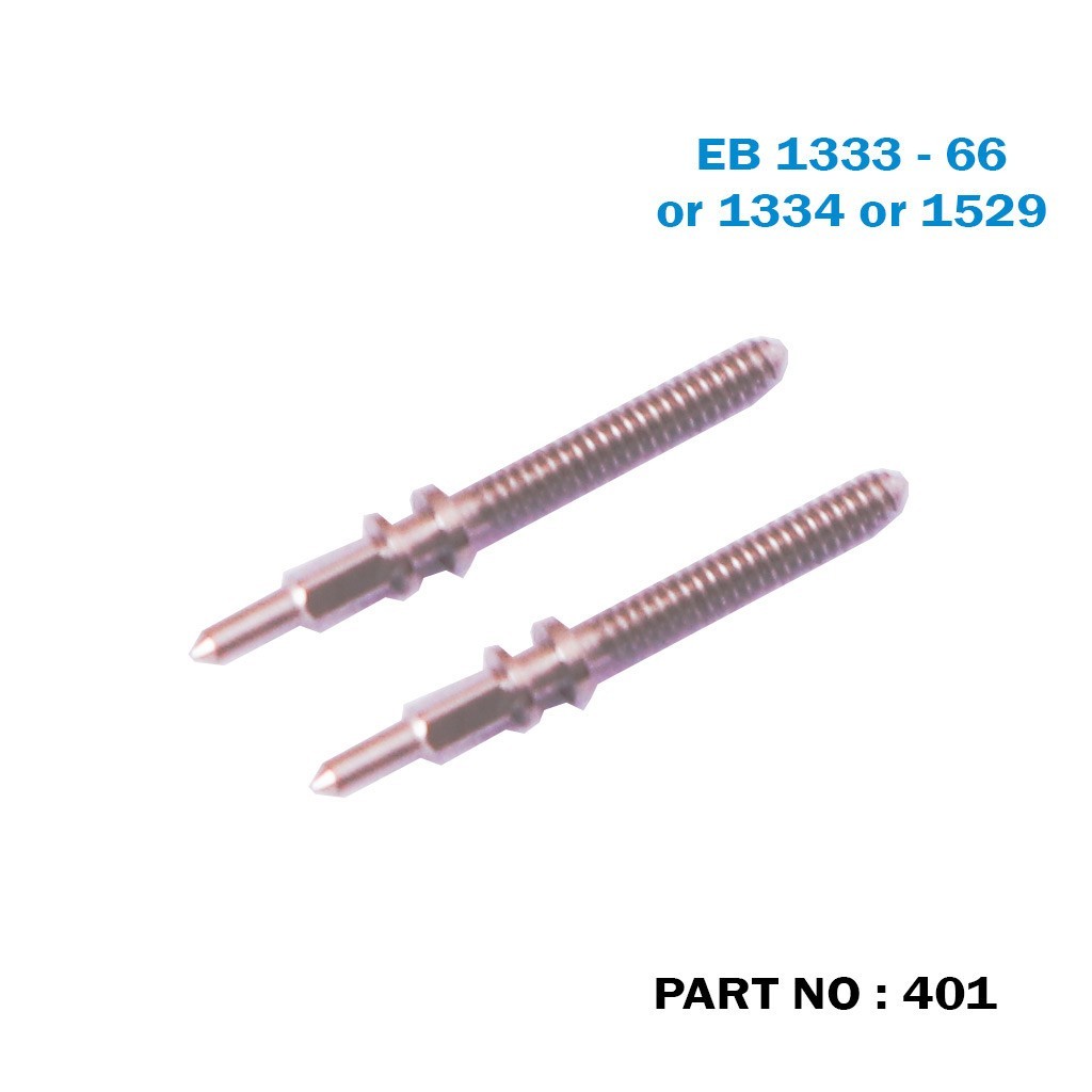 2 Pcs Winding Stem CAL EB 1333–66 or 1334 or 1529- Part No: 401-Silver Color.
