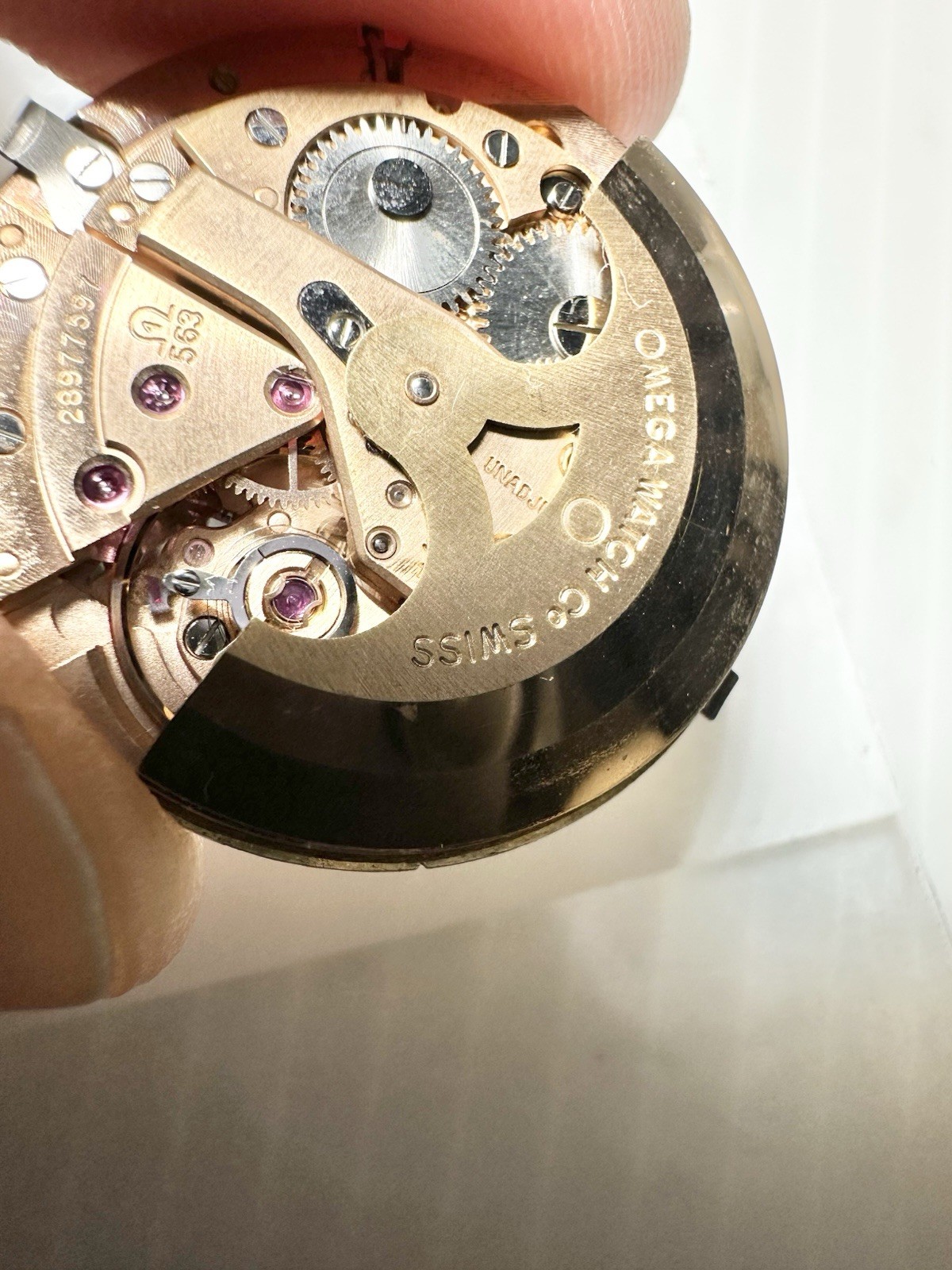 Omega Seamaster De Ville Movement & Dial Automatic Cal.563 Swiss Made Running
