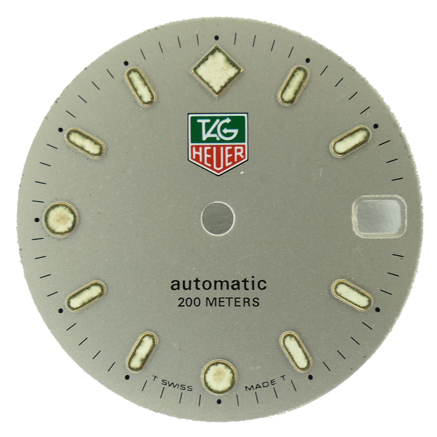 TAG HEUER AUTOMATIC 200 METER SILVER DIAL FOR PARTS OR REPAIRS