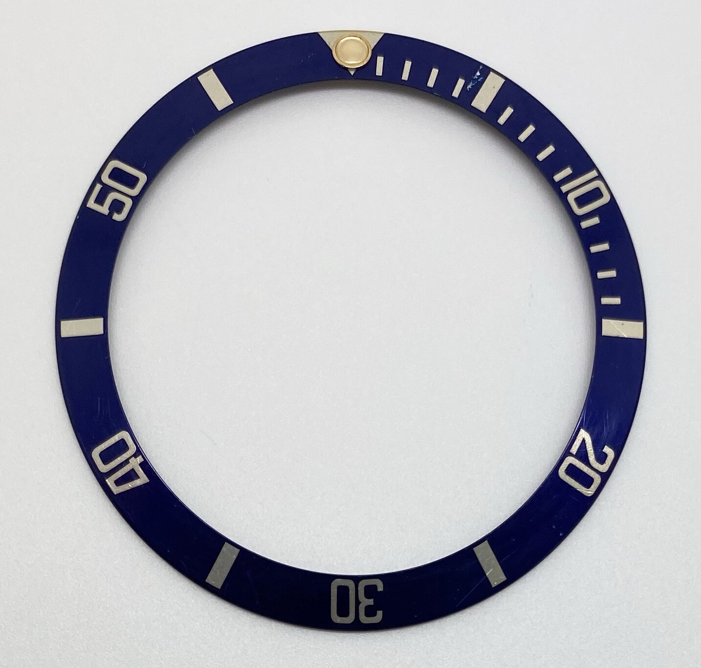 Authentic Rolex Submariner Date 16613 16803 16808 16818 Blue Watch Bezel Insert
