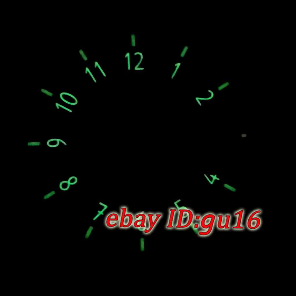 29mm Watch Dial NH35 NH36 green luminous Automatic movement Sterile Watch Parts
