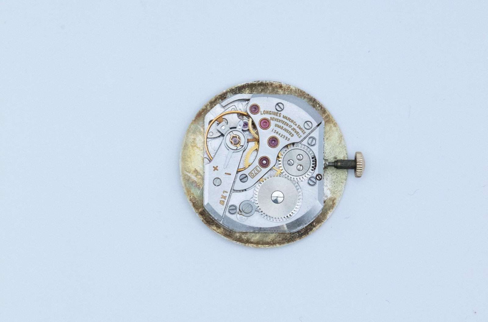 Vintage Longines Caliber 370 17-Jewel Wristwatch Movement *Still Running*