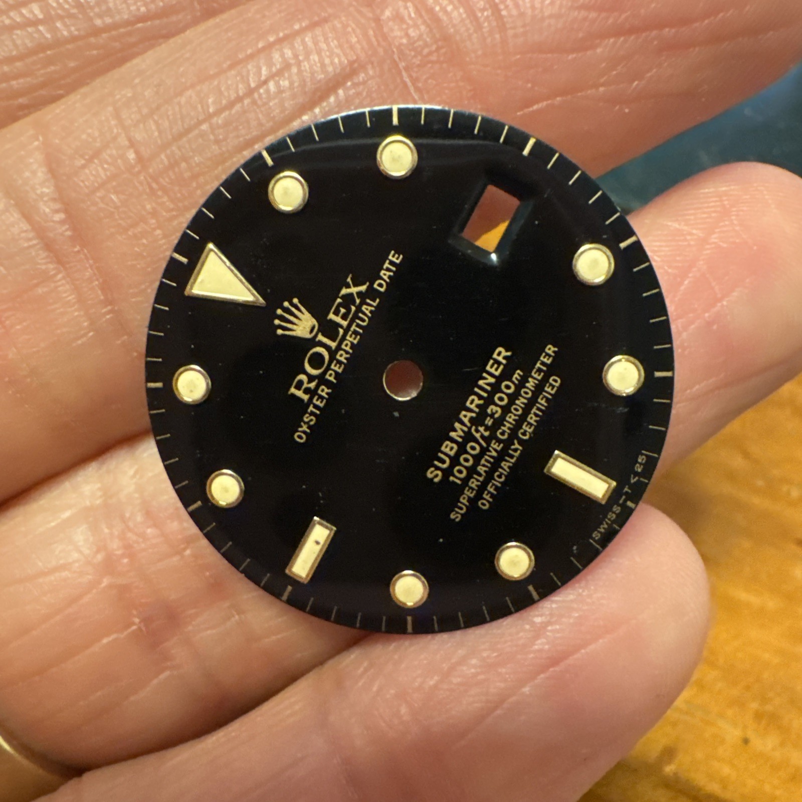 Original Rare Rolex Oyster Submariner 16618 16613 dial excellent condition (S5)
