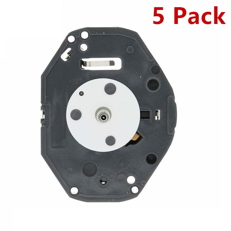 5Pack New Black Watch Movement Accessory Parts For Japan PC21 Quartz Watch A