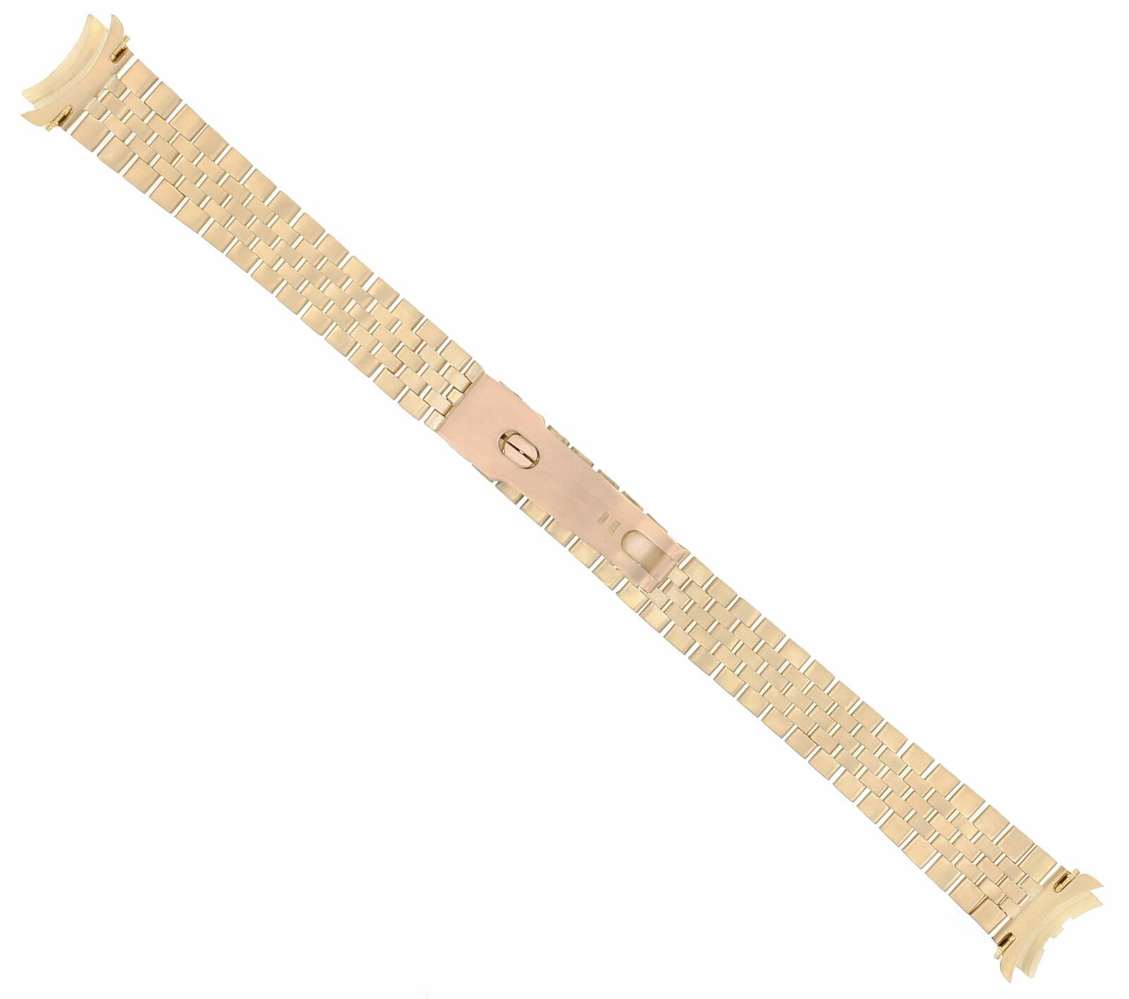 13MM 18K YELLOW GOLD JUBILEE WATCH BAND FOR ROLEX 26MM DATEJUST, PRESIDENT 48 GR